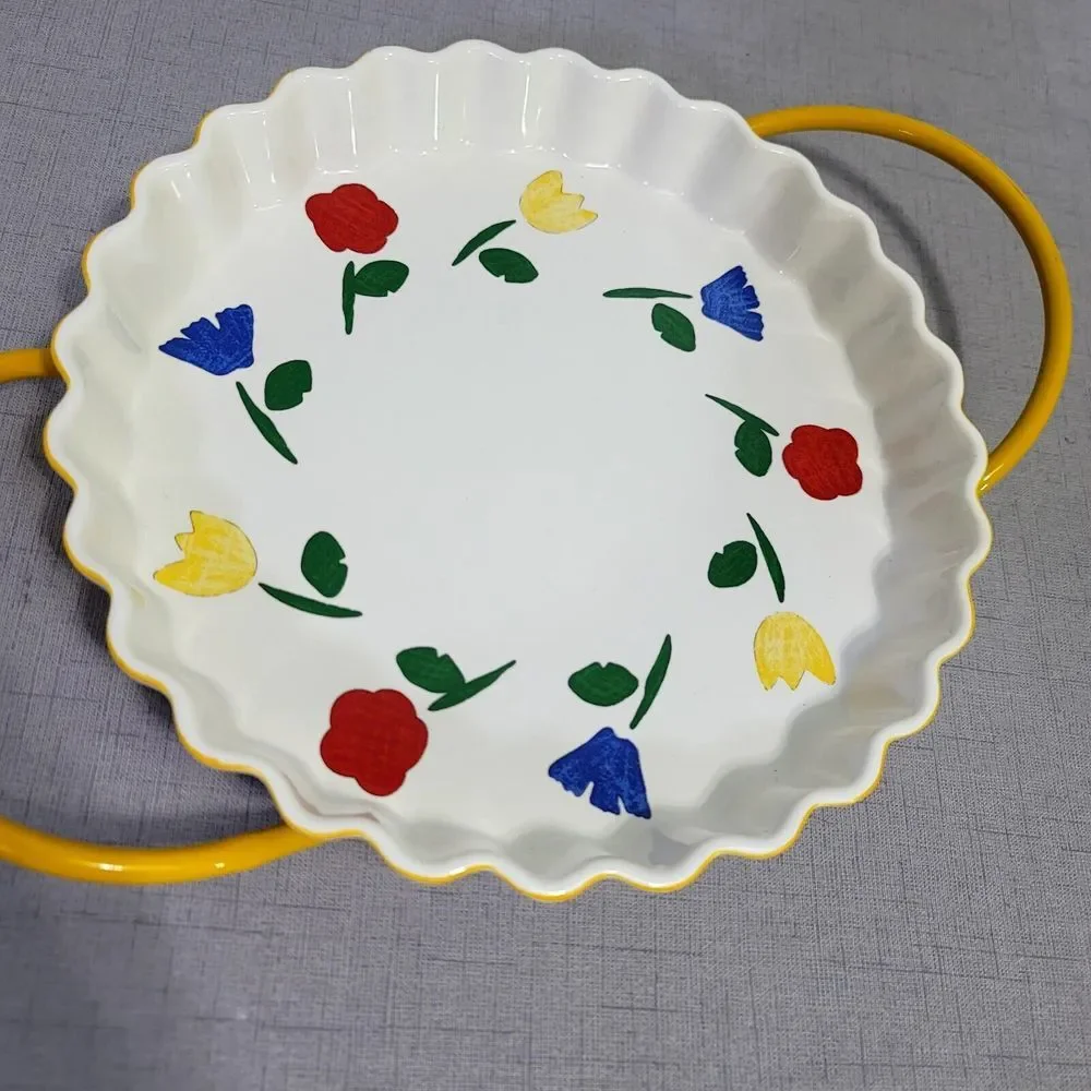 Vintage Primary Color Flowers 10